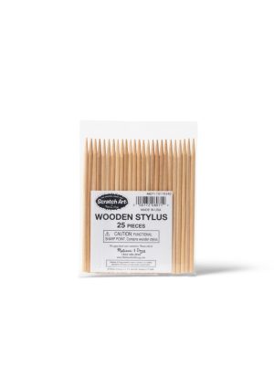Scratch Art 25 Wood Stylus Tools