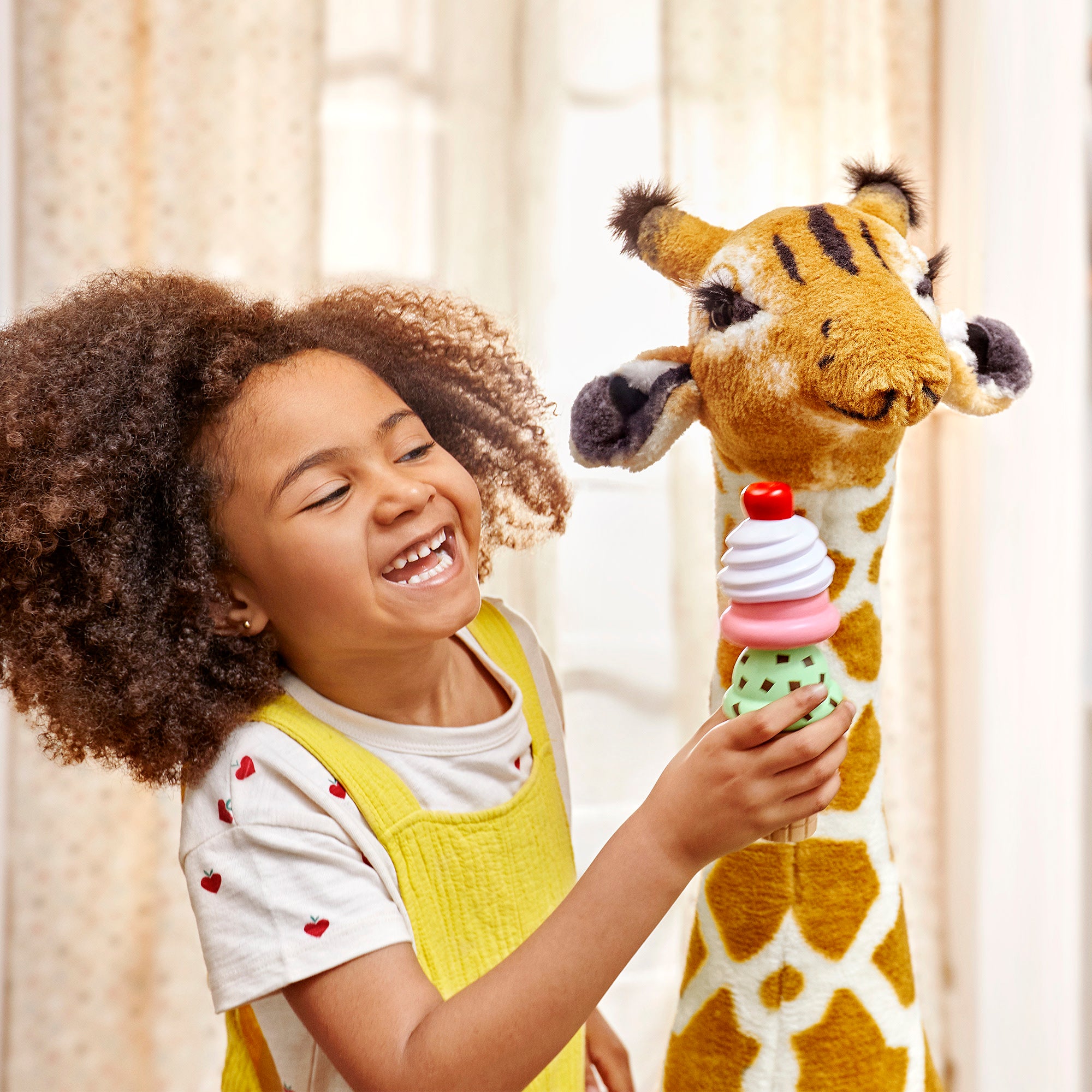 Giraffe Lifelike Plush Stuffed Animal - Image 4
