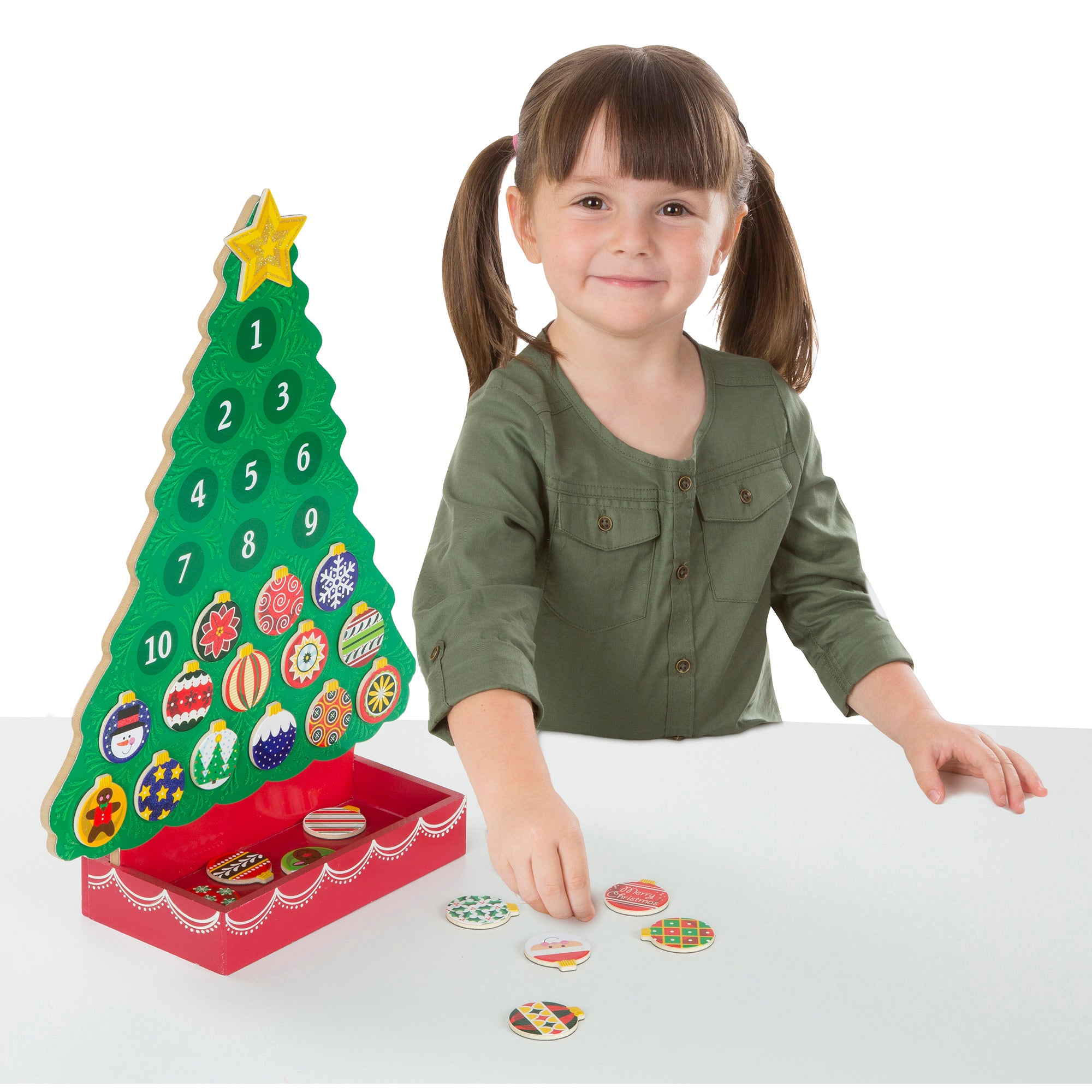 Countdown to Christmas Wooden Seasonal Calendar - Image 8