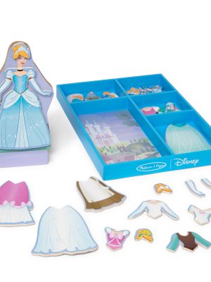 Disney Princess Cinderella Wooden Magnetic Dress-Up
