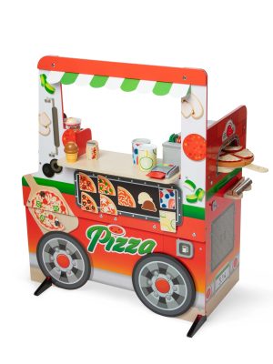 Wooden Pizza Food Truck Activity Center