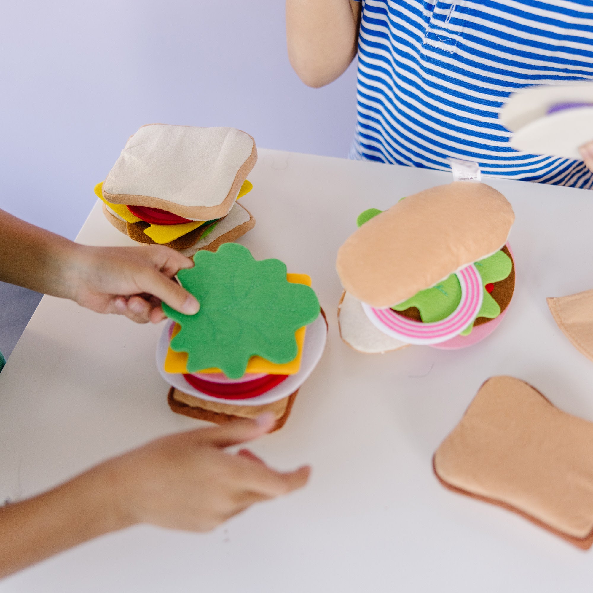 Felt Food Sandwich Play Set - Image 6