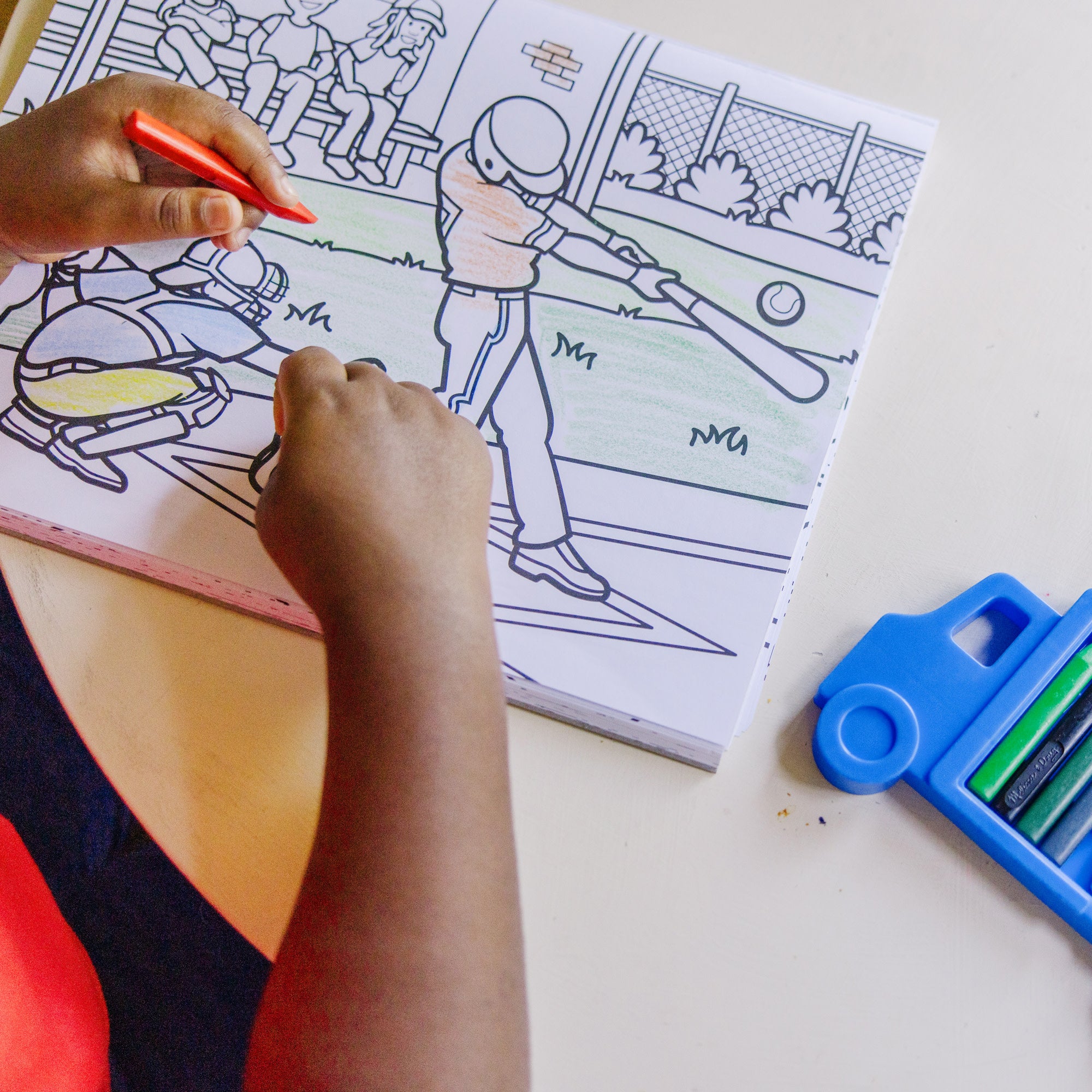 Jumbo 50-Page Kids' Coloring Pad - Space. Sharks. Sports. and More - Image 6