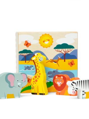 Wooden Animal Matching - Safari