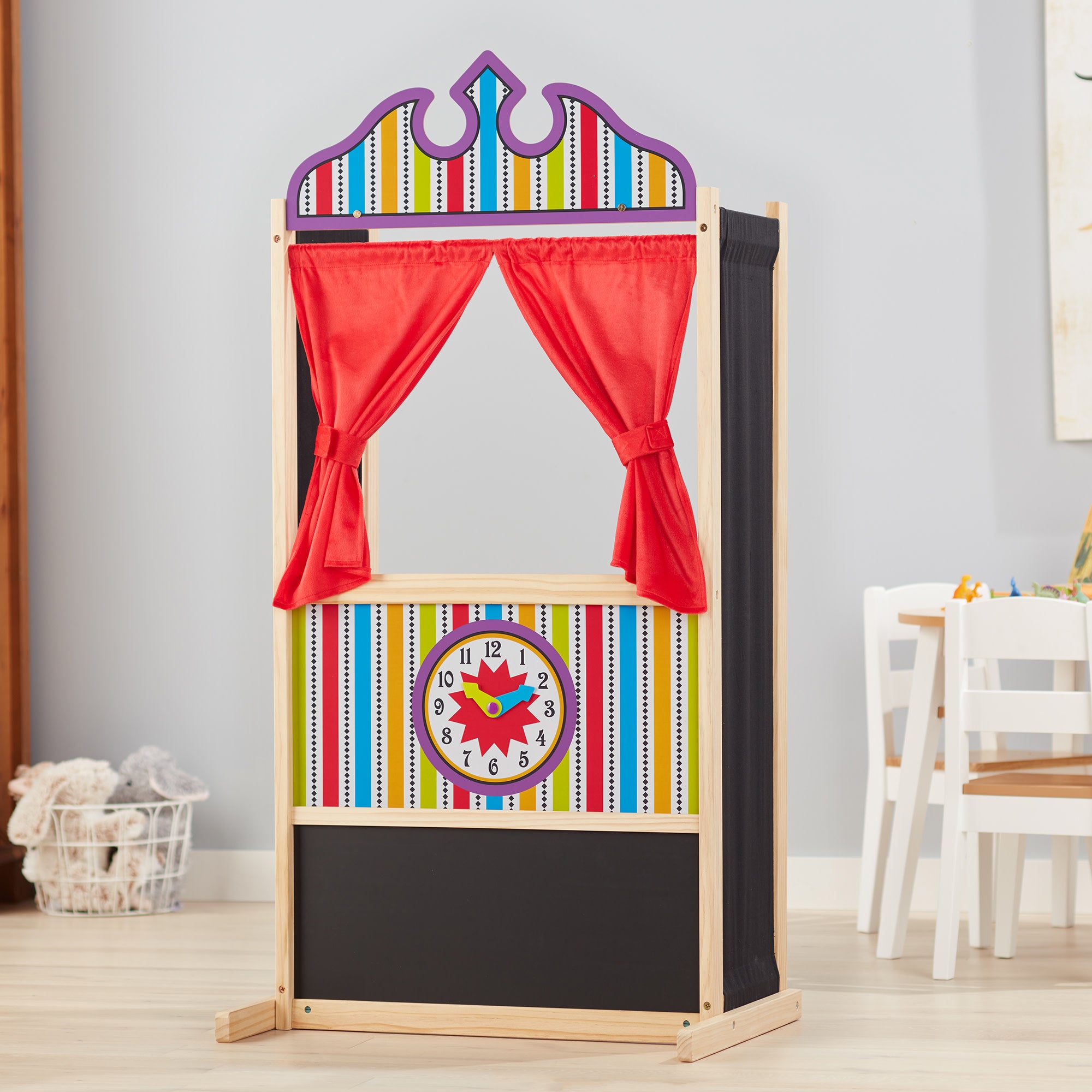 Wooden Deluxe Puppet Theater - Image 9