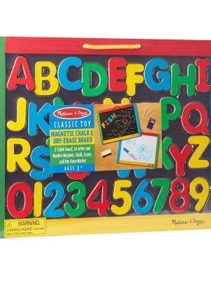 Magnetic Chalkboard & Dry-Erase Board (Uppercase)