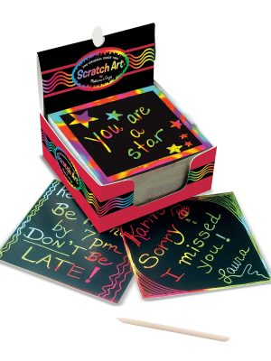 Scratch Art Rainbow Mini Notes _Box of 125
