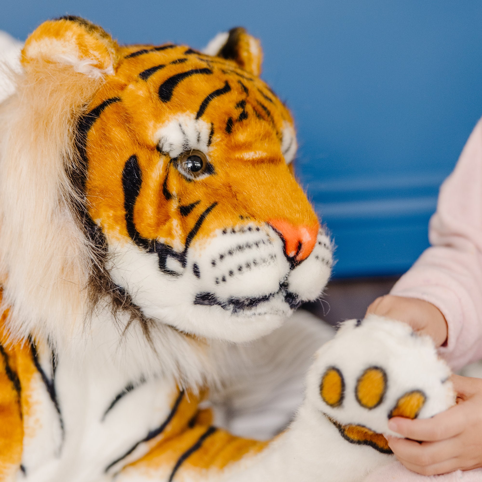 Tiger Lifelike Plush Stuffed Animal - Image 9