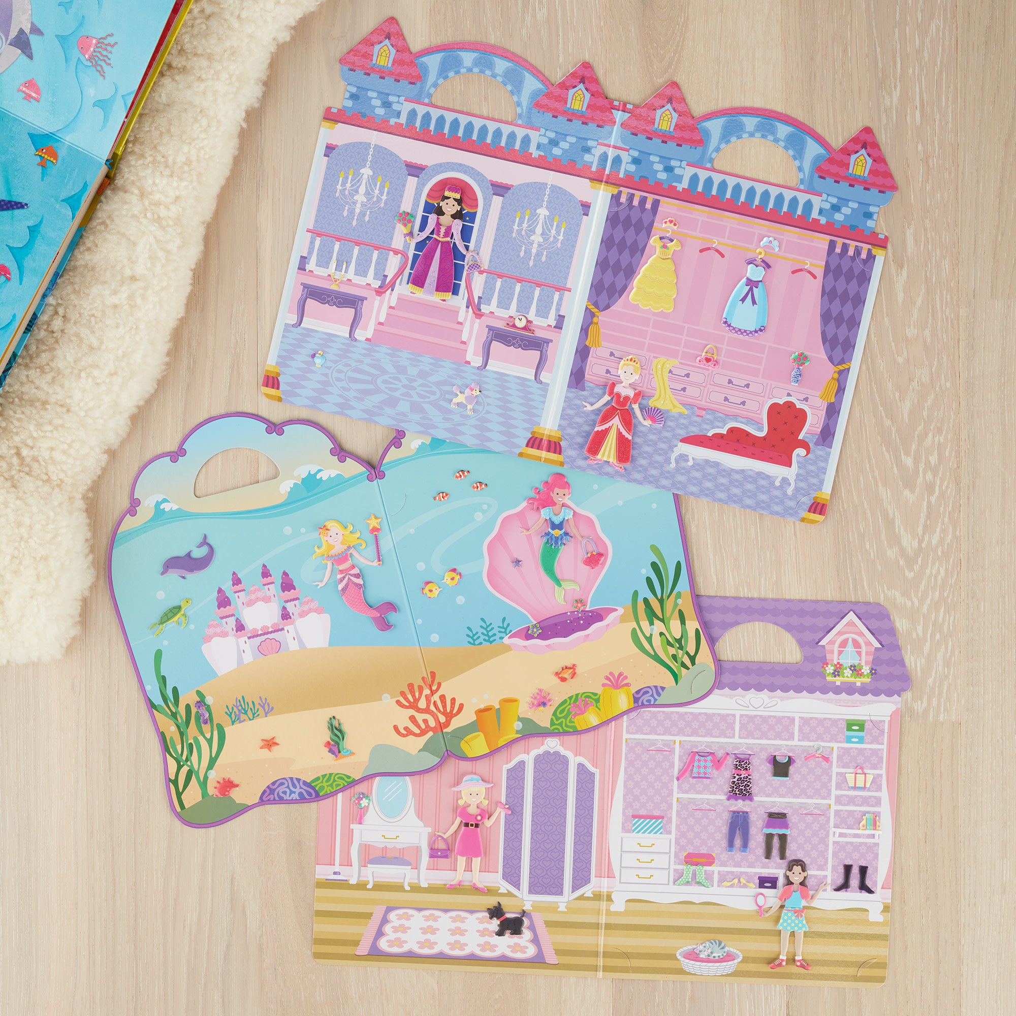 Puffy Sticker Bundle - Dress-Up. Princess and Mermaid - Image 9