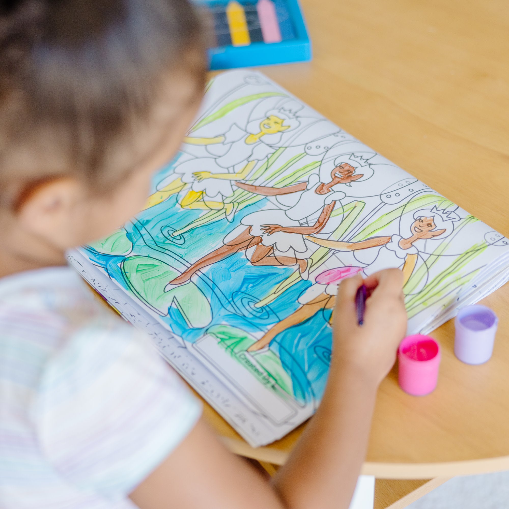 Jumbo 50-Page Kids' Coloring Pad - Horses. Hearts. Flowers. and More - Image 7