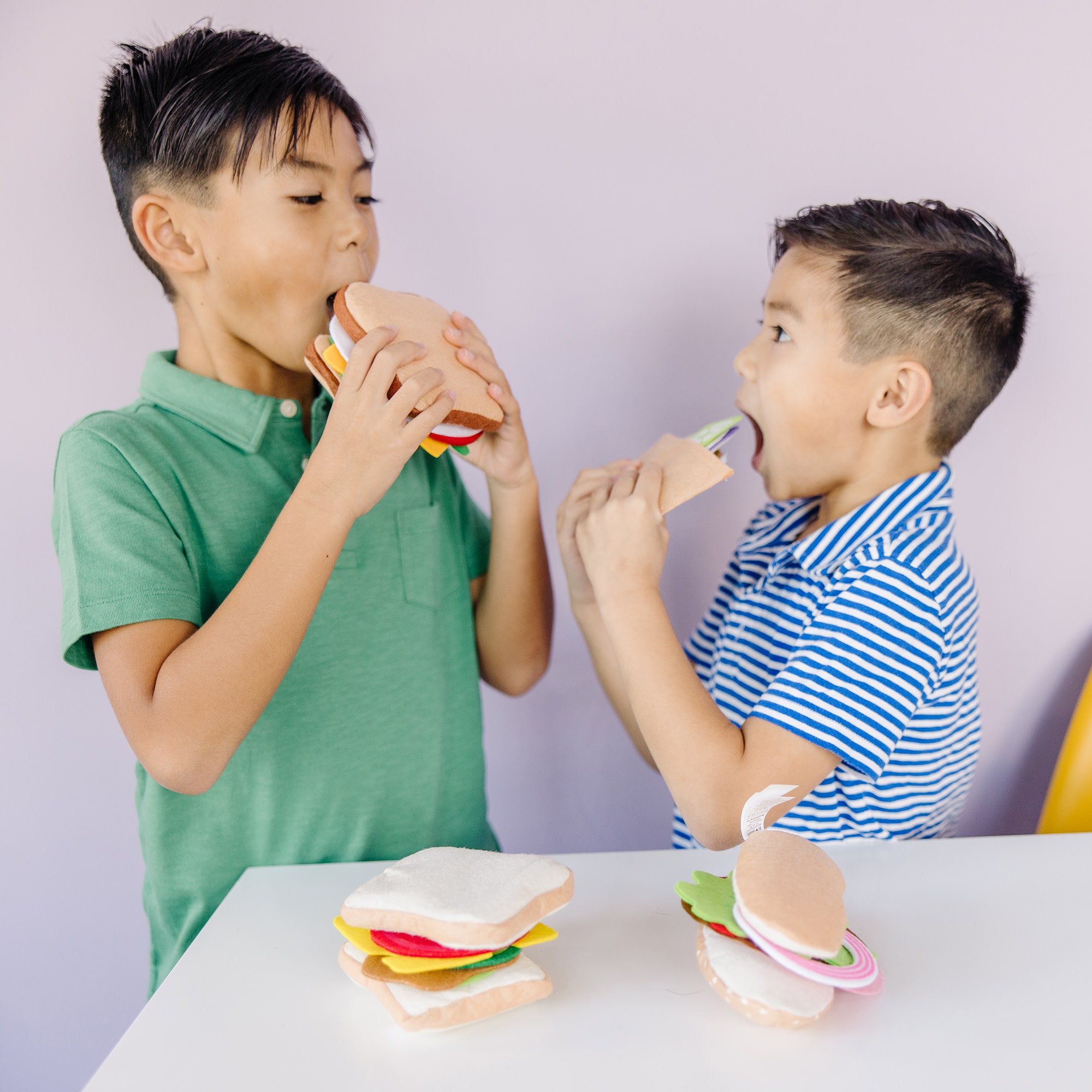 Felt Food Sandwich Play Set - Image 5