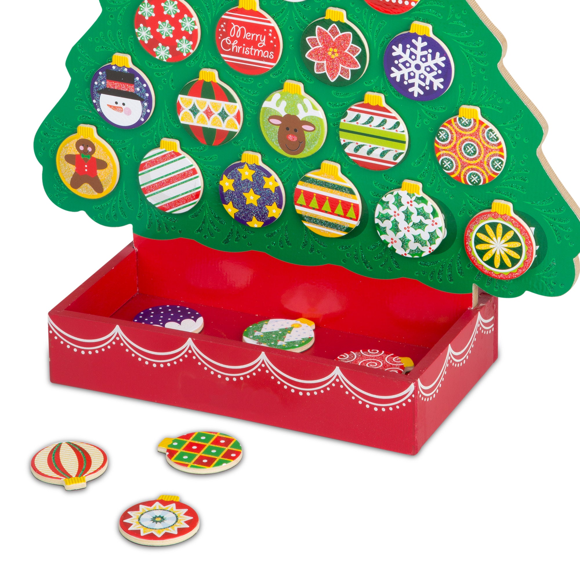 Countdown to Christmas Wooden Seasonal Calendar - Image 4
