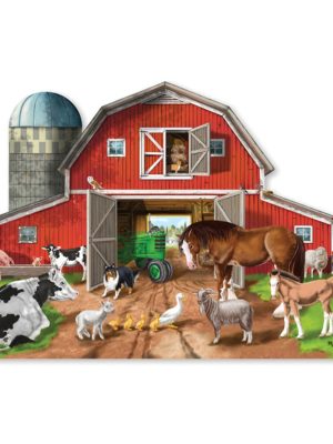 Busy Barn Shaped Floor Puzzle - 32 Pieces