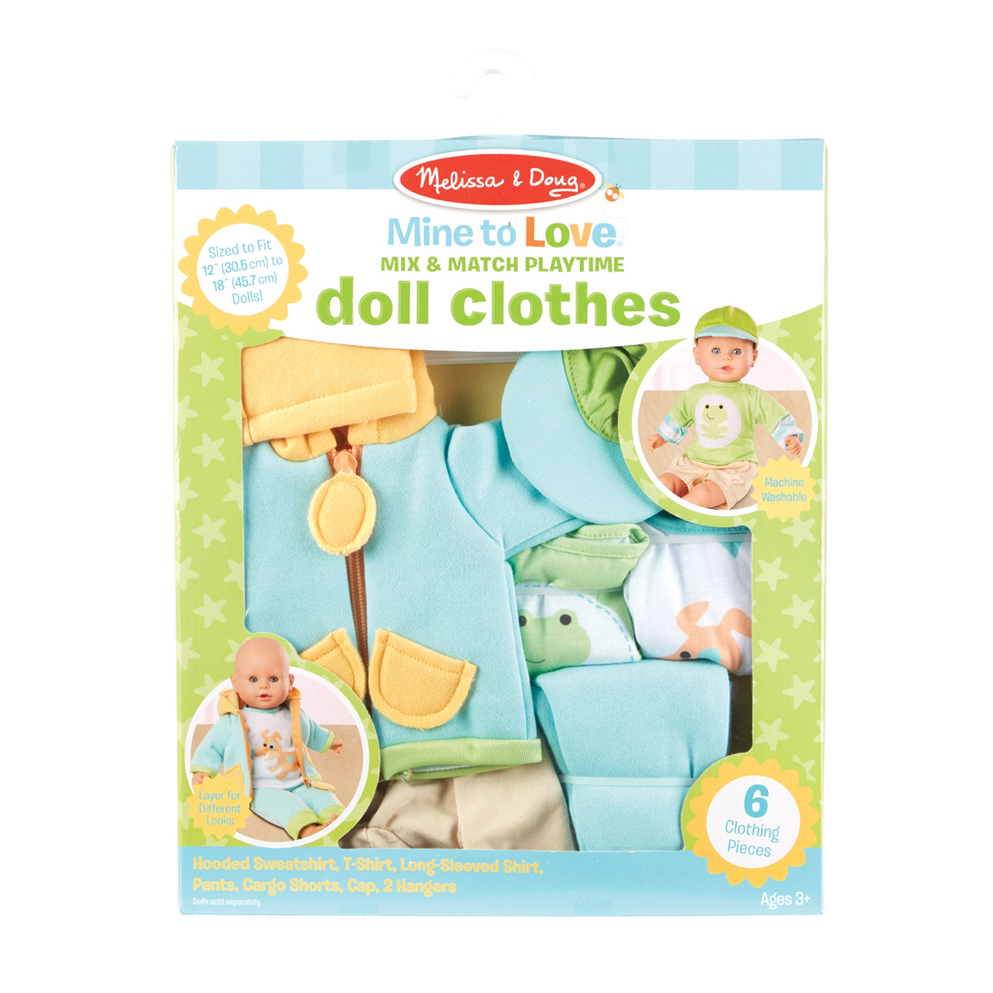 Mine to Love Mix & Match Playtime Doll Clothes - Image 3
