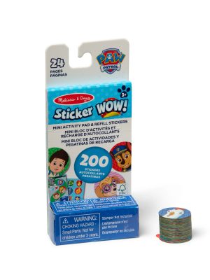 Sticker WOW!? Mini Activity Pad & Refill Stickers - PAW Patrol (200+ Stickers. Stamper Not Included)
