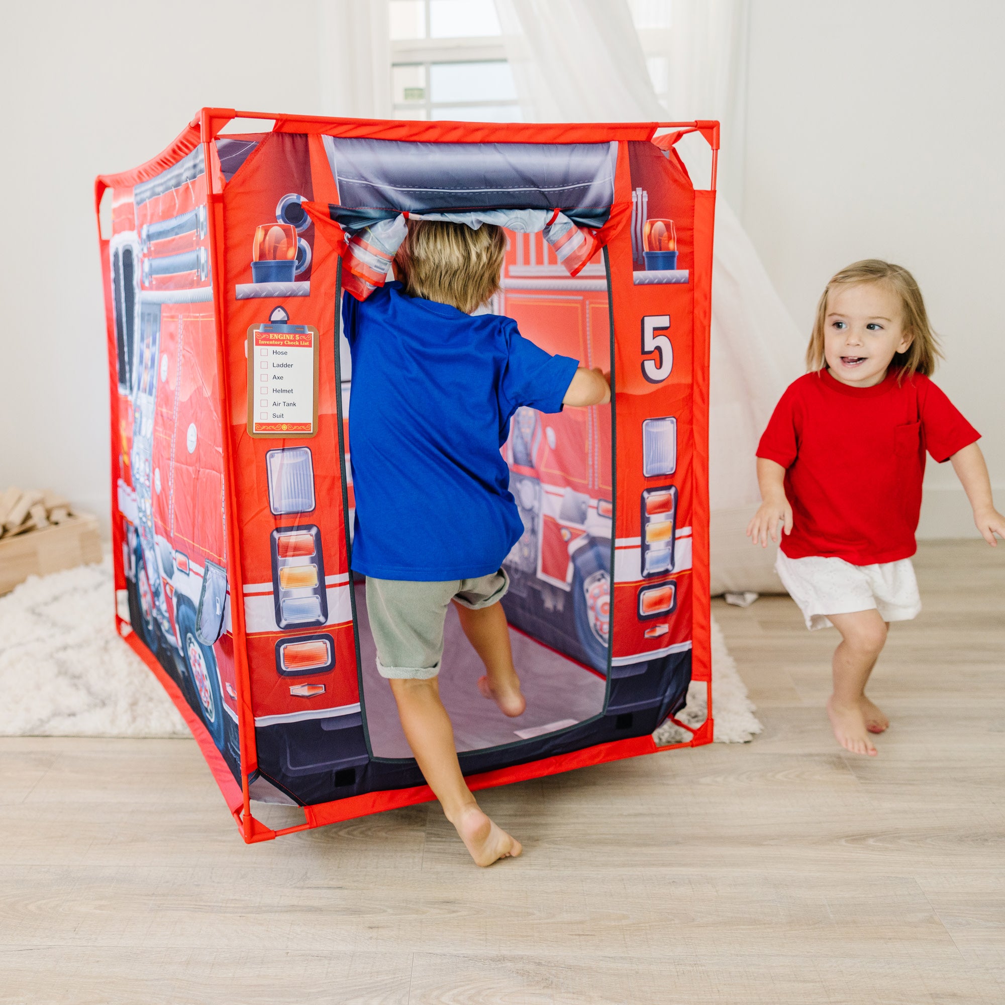 Fire Truck Play Tent - Image 5