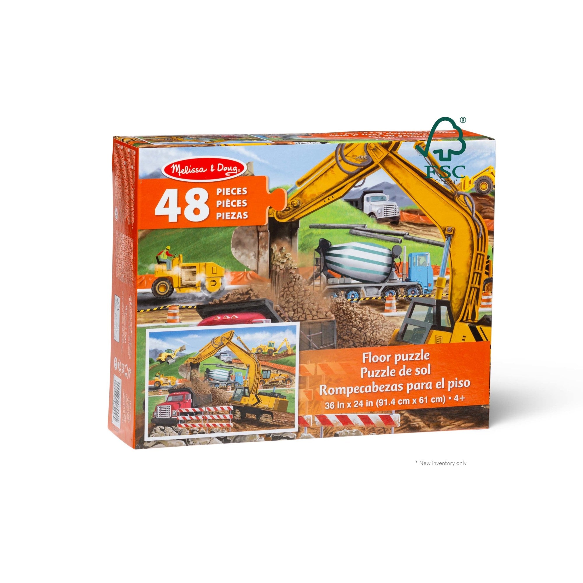 Building Site Floor Puzzle - 48 Pieces - Image 3