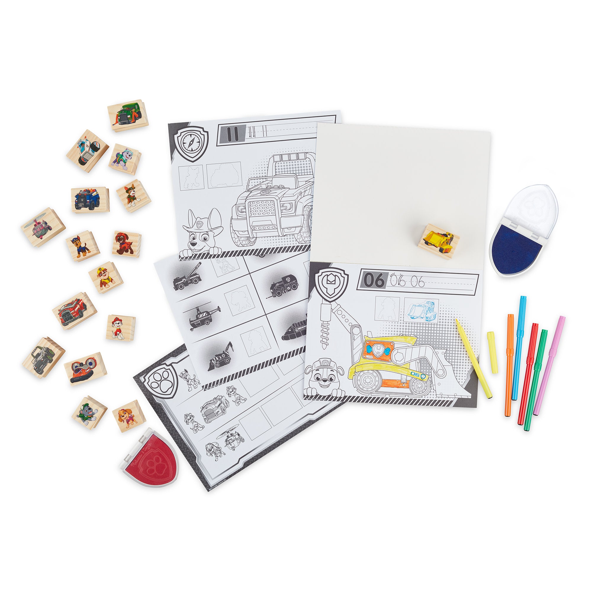 PAW Patrol Wooden Stamps Activity Set - Image 4