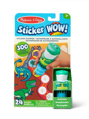 Sticker WOW!? Activity Pad & Sticker Stamper 12-PACK  - Dinosaur