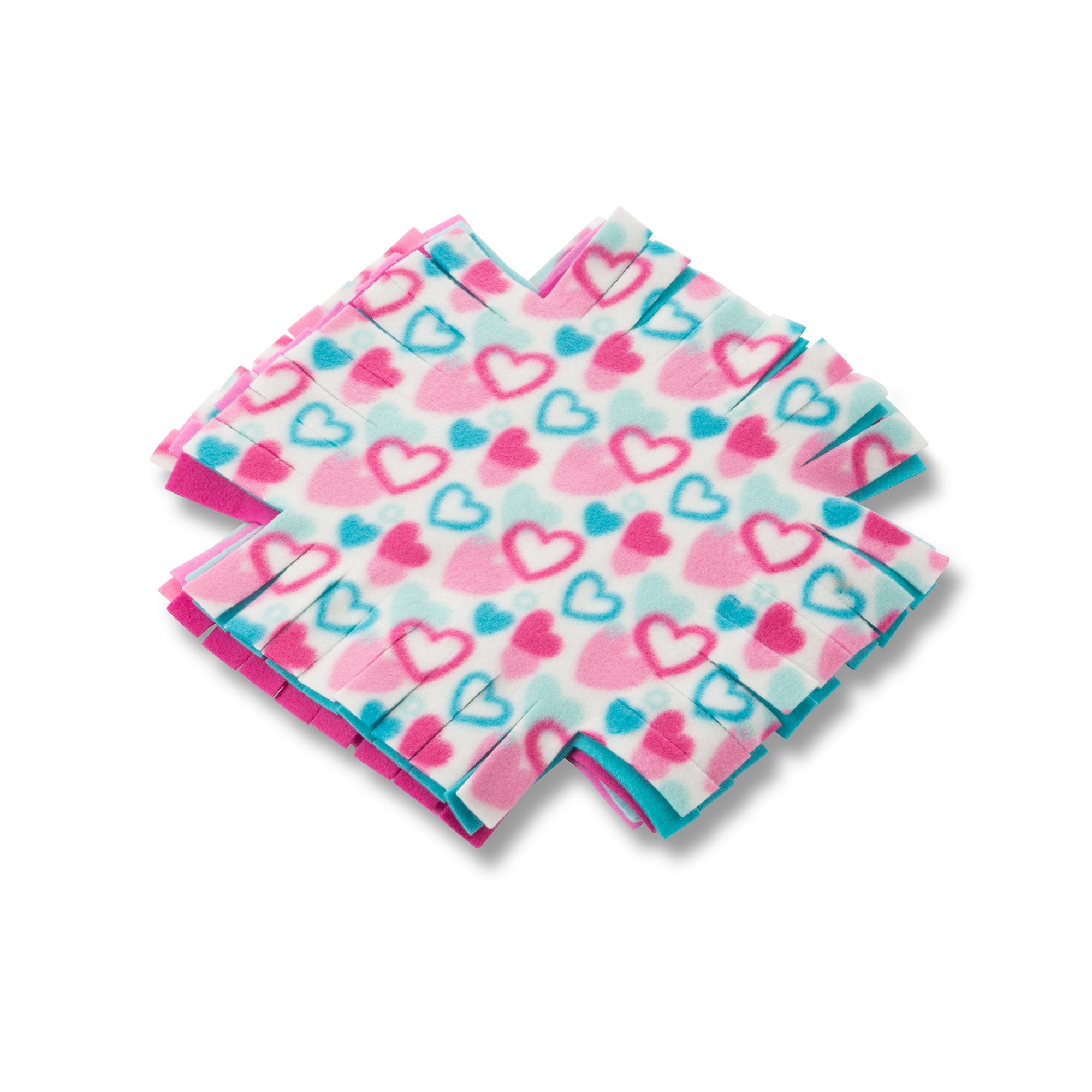 Created by Me!? Heart Fleece Blanket No-Sew Craft Kit - Image 8