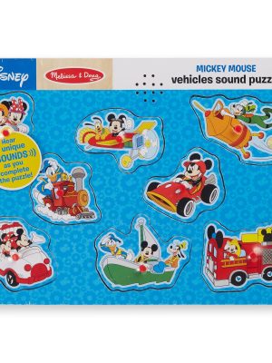 Disney Mickey Mouse & Friends Vehicles Sound Puzzle - 8 Pieces