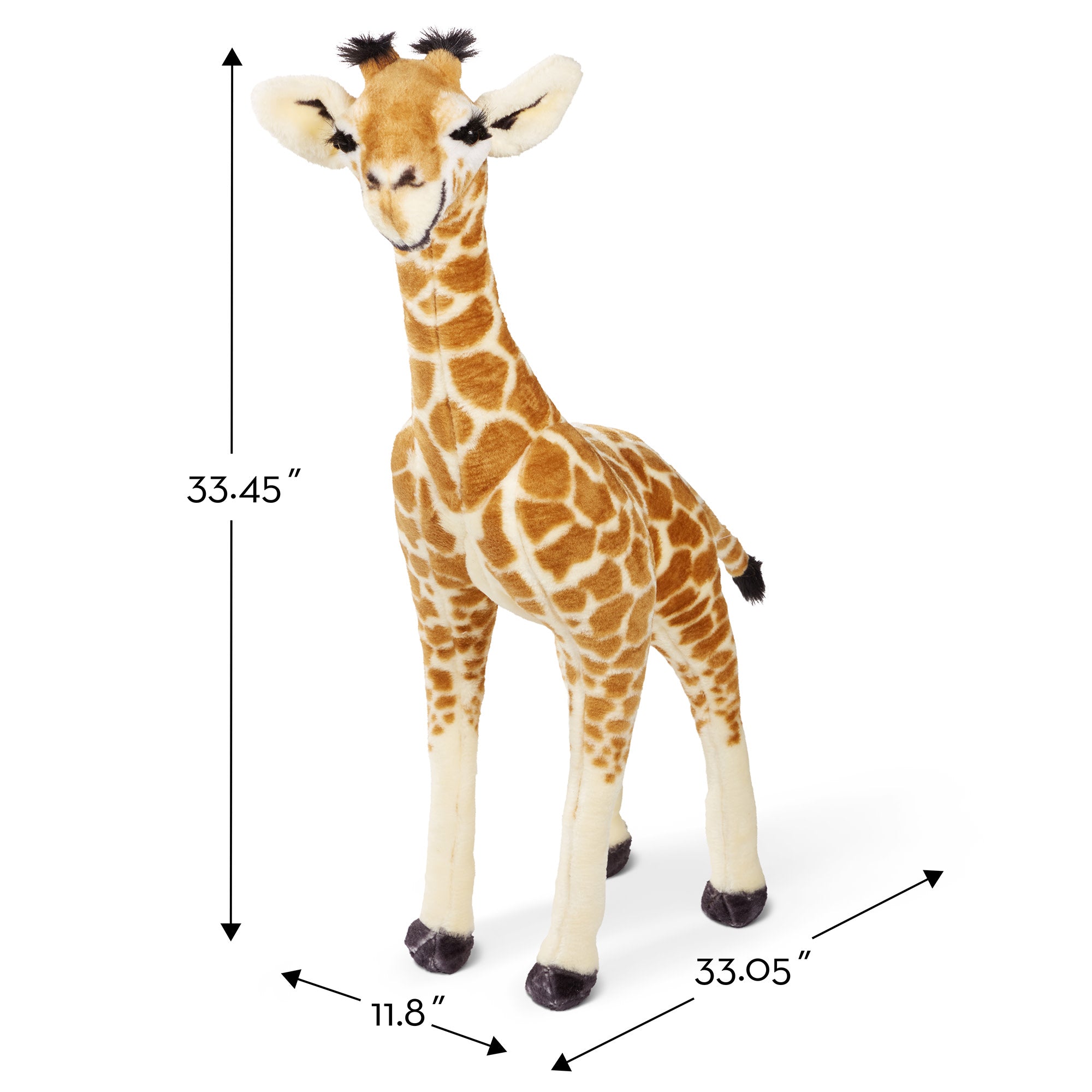 Lifelike Plush Baby Giraffe - Image 4