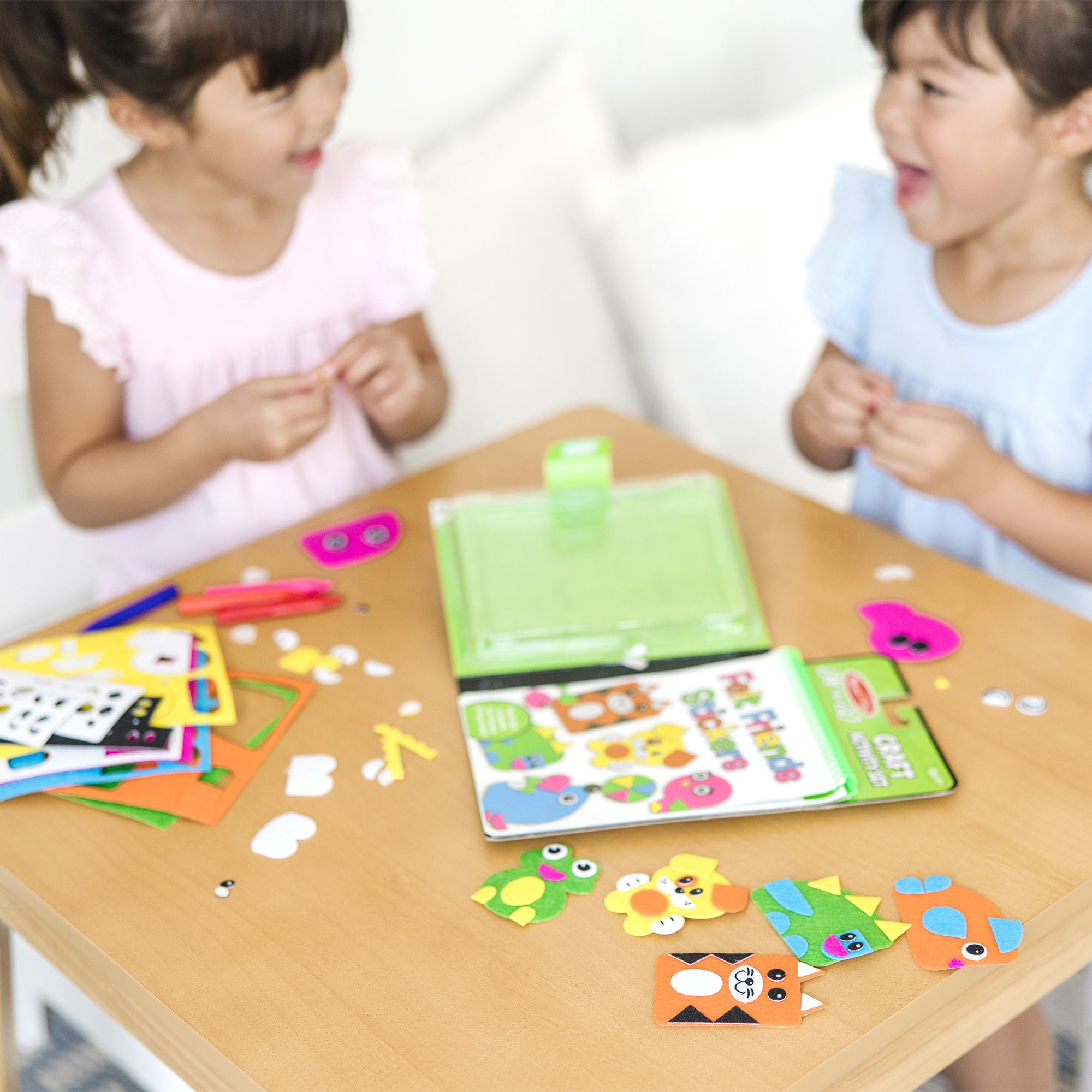 On-the-Go Felt Friends Stickers Craft Activity Set - Image 5