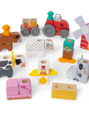Blockables? Play Sets Farm and Farm Friends 2-Pack Bundle