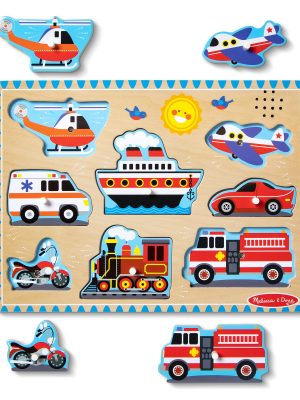 Vehicles Sound Puzzle - 8 Pieces