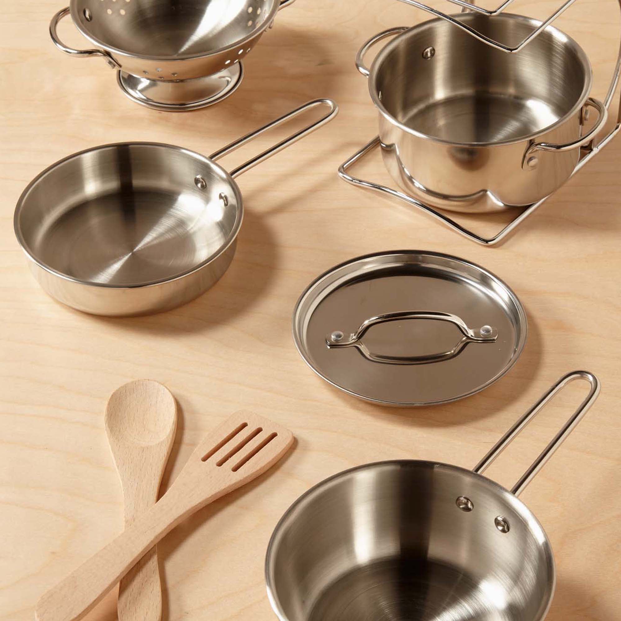 Stainless Steel Pots & Pans Play Set - Image 9