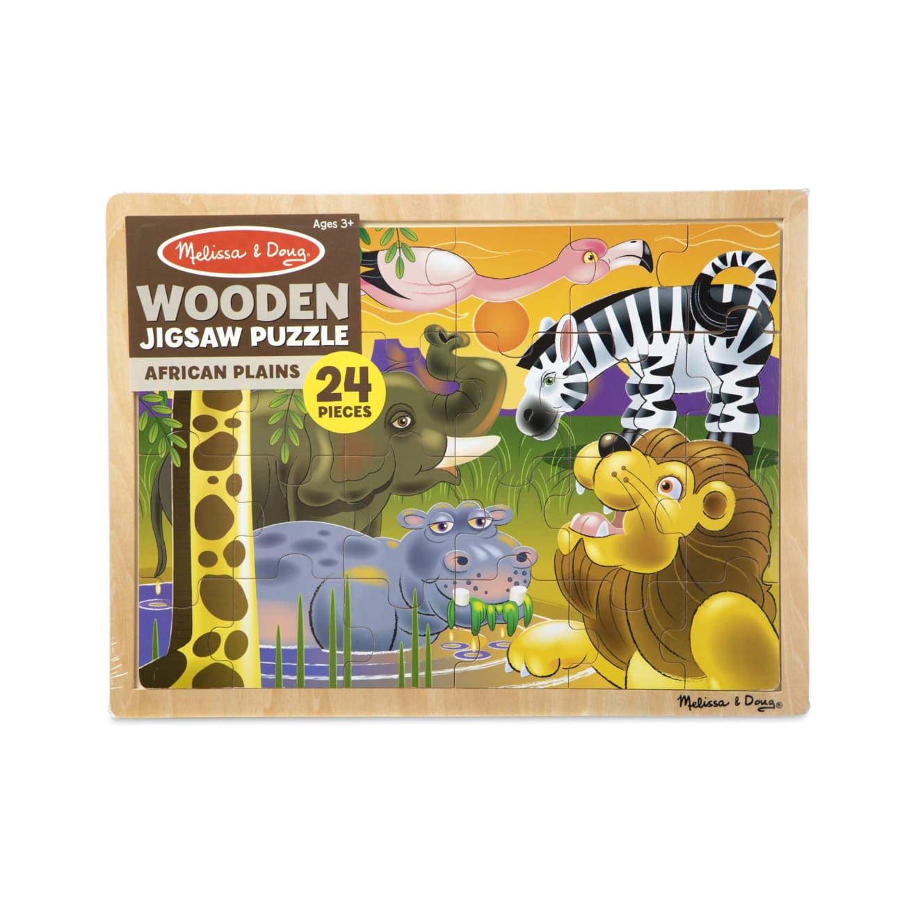 African Plains Wooden Jigsaw Puzzle - 24 Pieces - Image 3