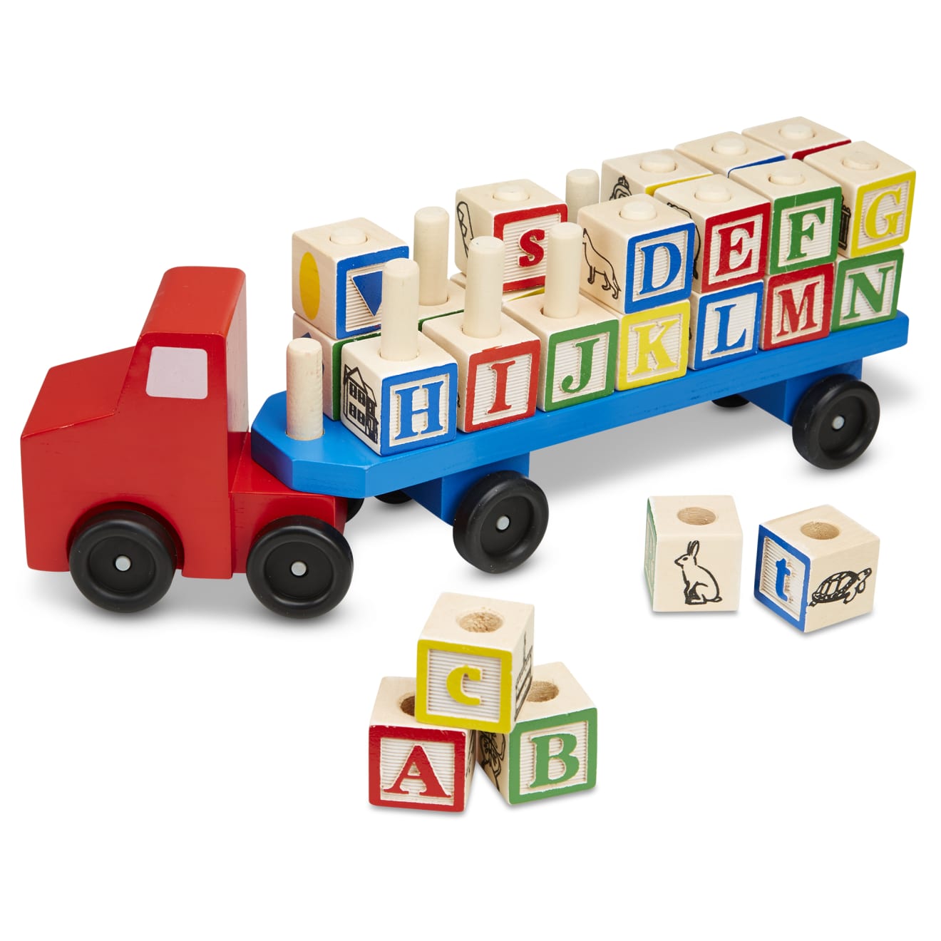 Alphabet Blocks Wooden Truck - Image 5