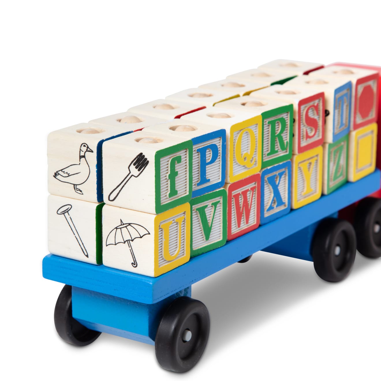 Alphabet Blocks Wooden Truck - Image 9
