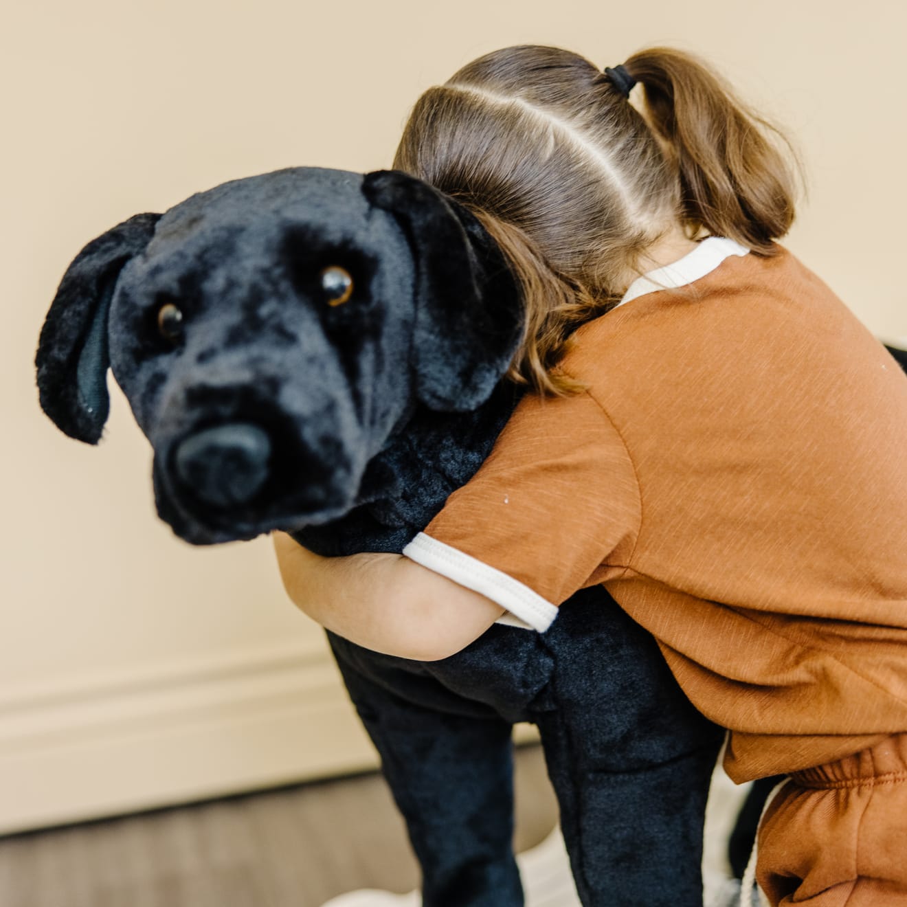 Black Lab Giant Stuffed Animal - Image 4