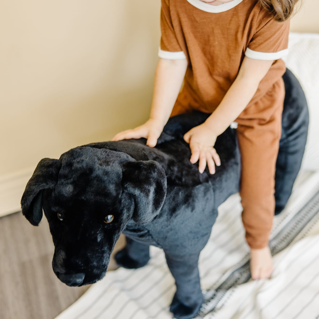 Black Lab Giant Stuffed Animal - Image 6