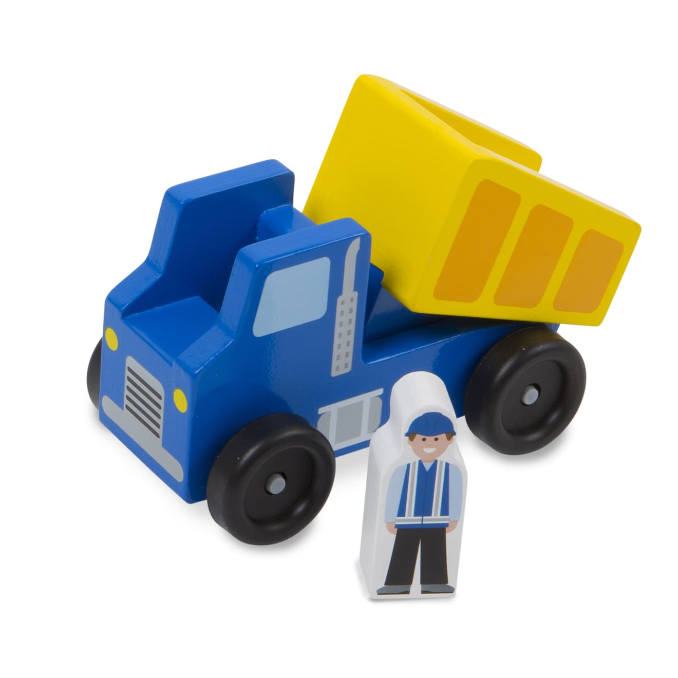 Classic Wooden Toy Construction Vehicle Set - Image 5