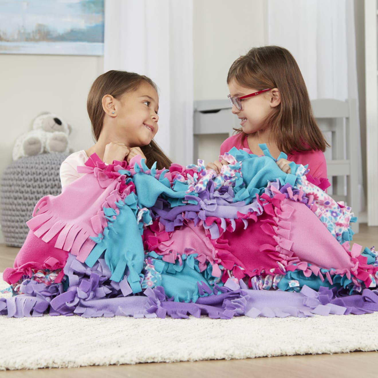 Created by Me! Flower Fleece Quilt - Image 7