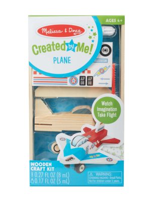 Decorate-Your-Own Wooden Plane