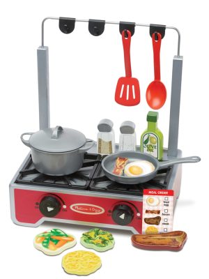 Deluxe Wooden Cooktop Set