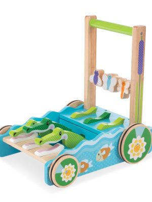 First Play Chomp & Clack Alligator Push Toy