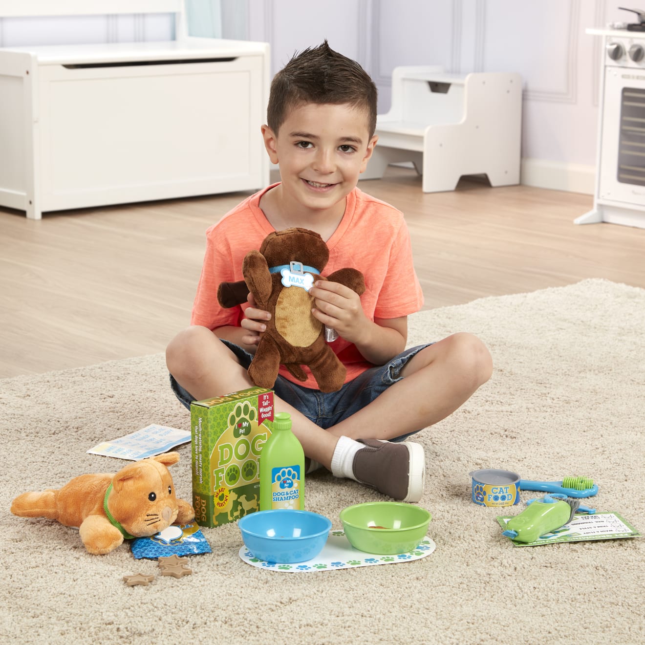 Feeding & Grooming Pet Care Play Set - Image 2