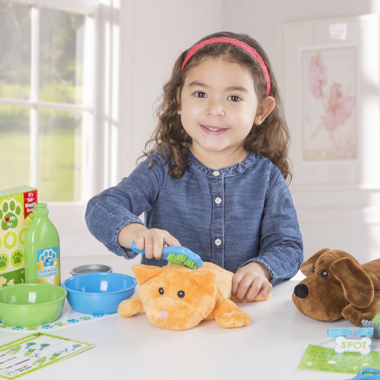 Feeding & Grooming Pet Care Play Set - Image 7