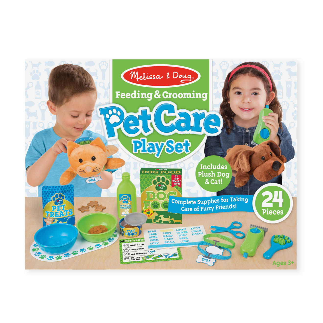 Feeding & Grooming Pet Care Play Set - Image 3