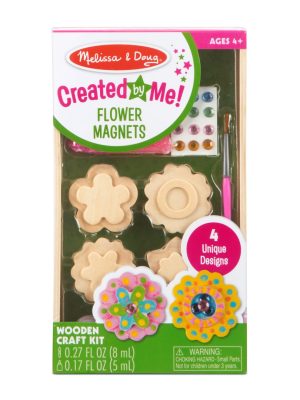 Created by Me! Flower Magnets Wooden Craft Kit