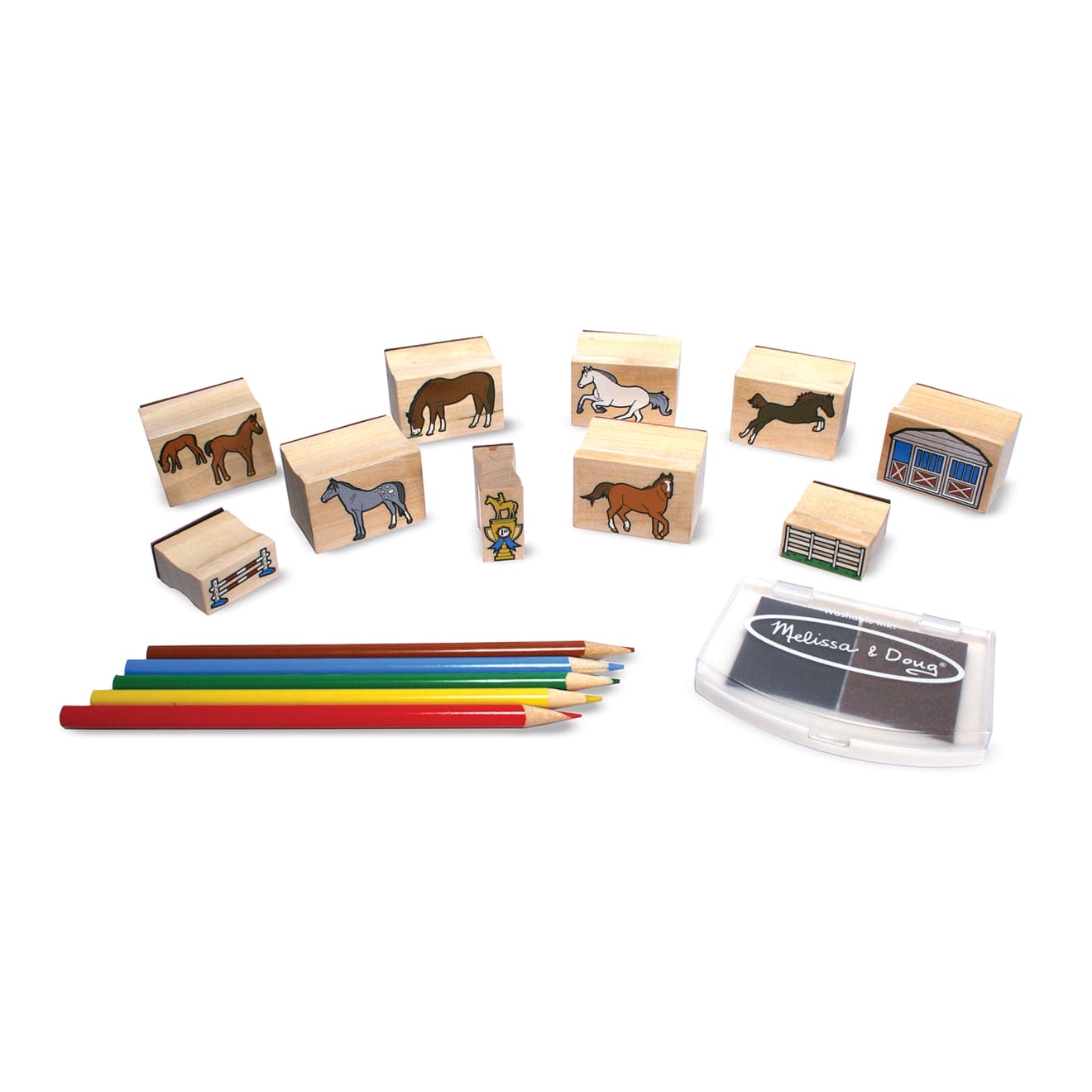 Wooden Stamp Set - Horses - Image 9