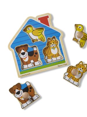 House Pets Jumbo Knob Puzzle - 3 Pieces