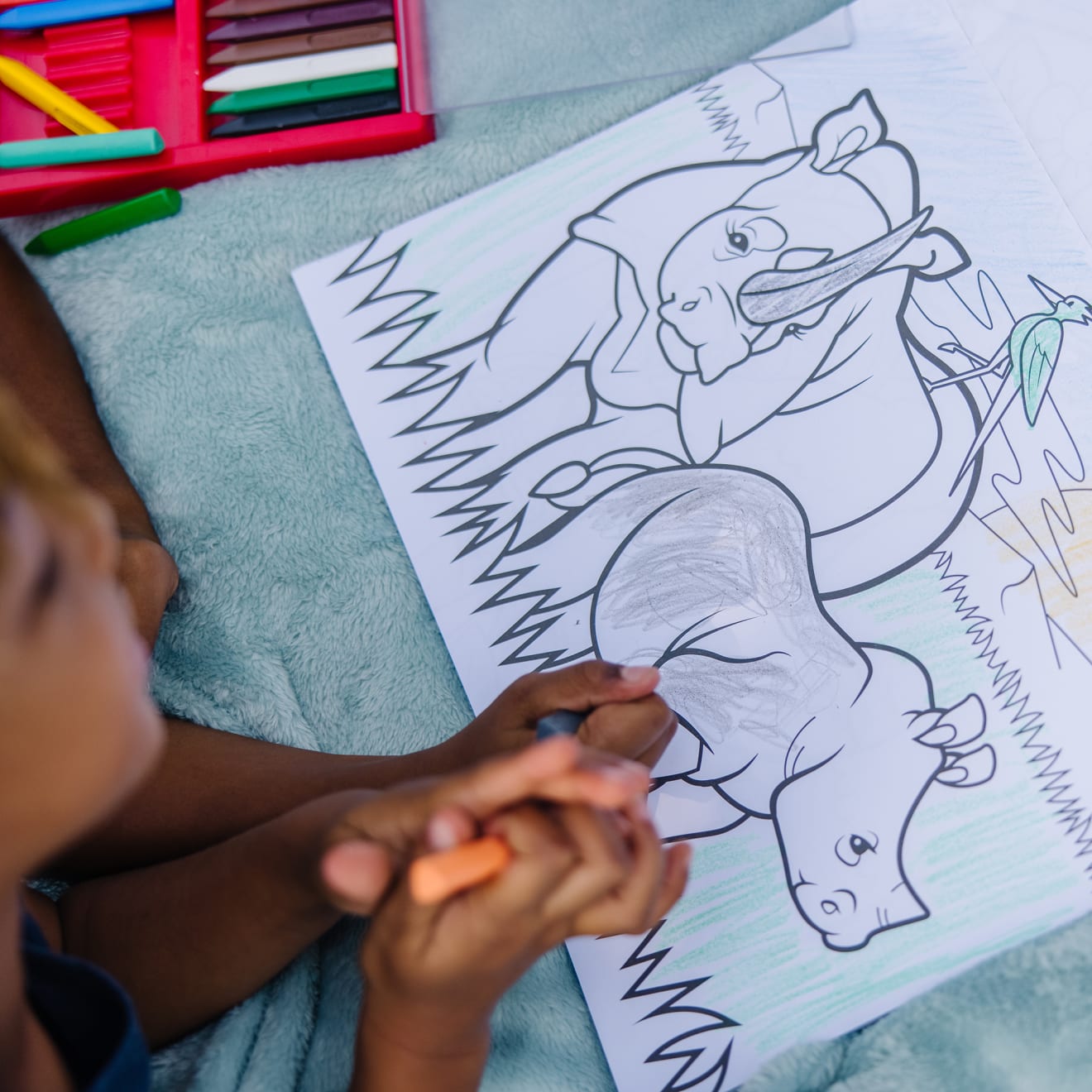 Jumbo Coloring Pad - Animals - Image 5