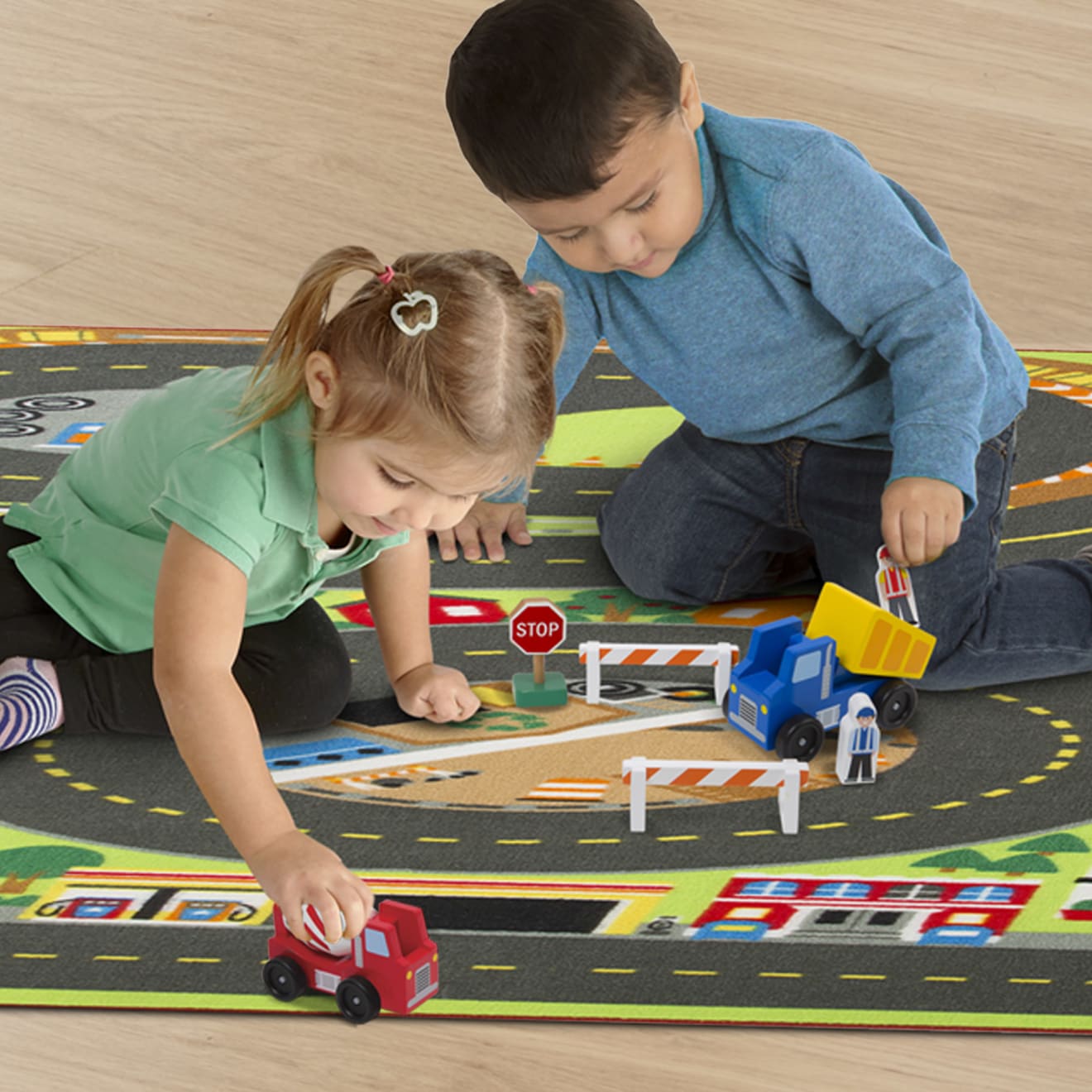 Jumbo Roadway Activity Rug - Image 2