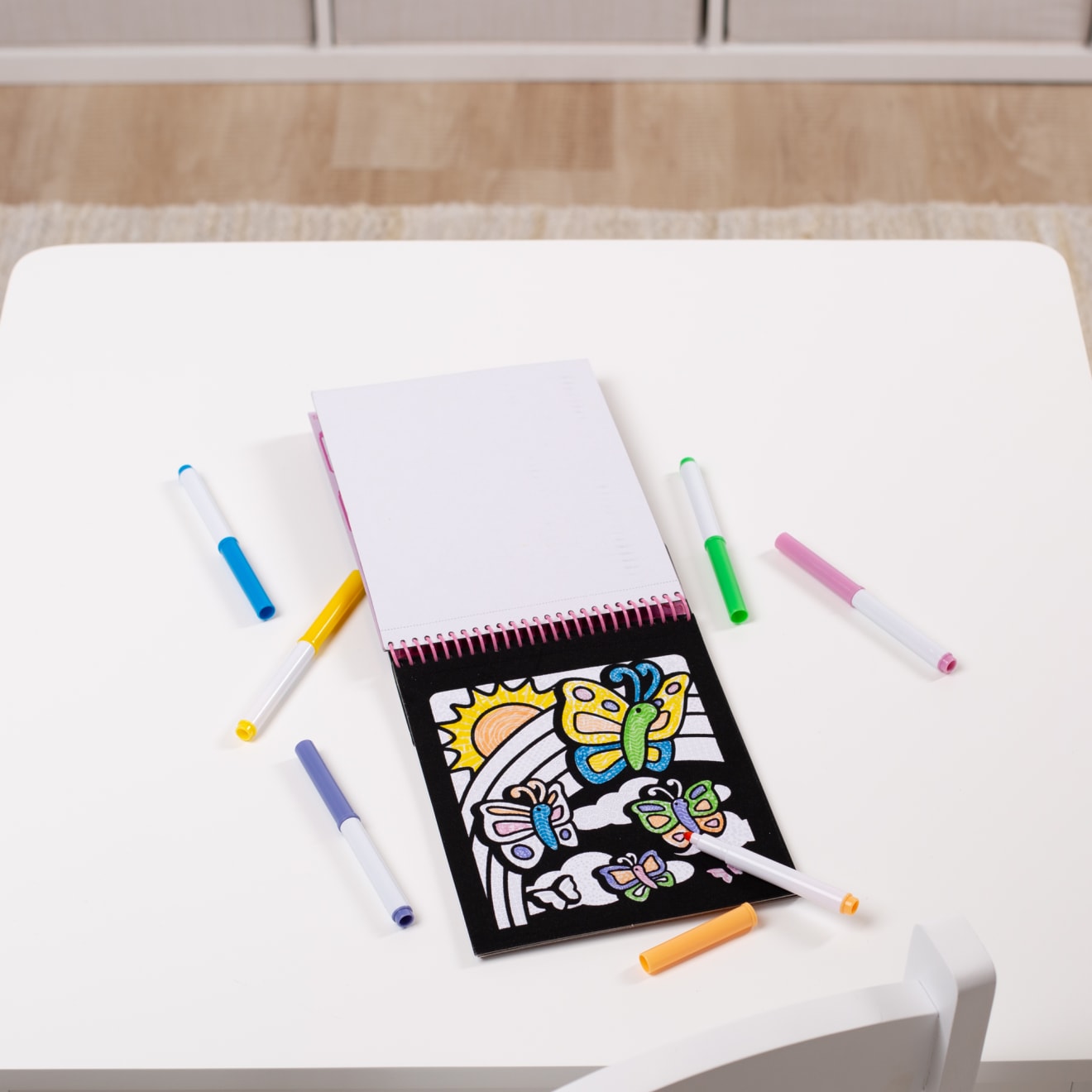 Magic Velvet Butterfly Scenes - On the Go Travel Activity - Image 9