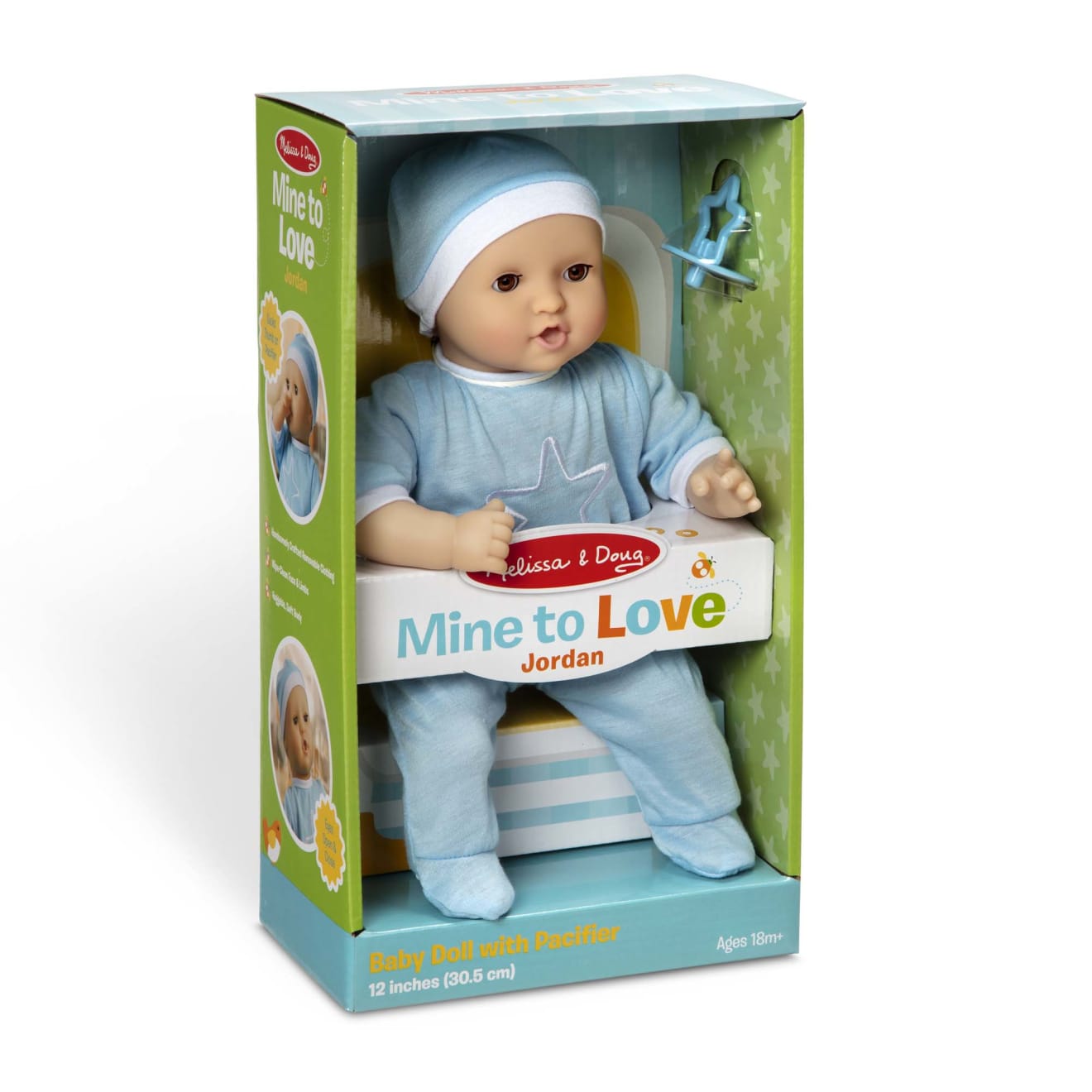 Mine to Love Jordan 12-Inch Baby Doll - Image 3